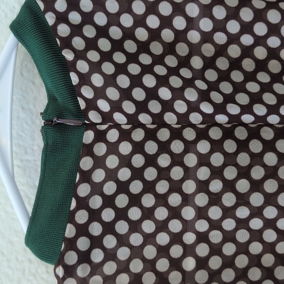 Lk Bennett Fashion Marianne Dress 2 Midi Pleated Polka Dot Modest A Line - Picture 6 of 7